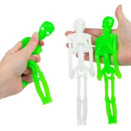 Sj&auml;lvlysande Stretchigt Skelett Leksak 22 cm
