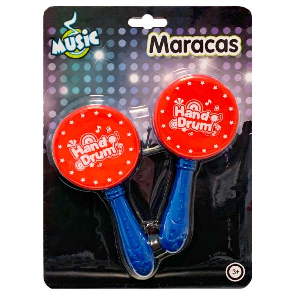 Maracas Röd och Blå för Barn