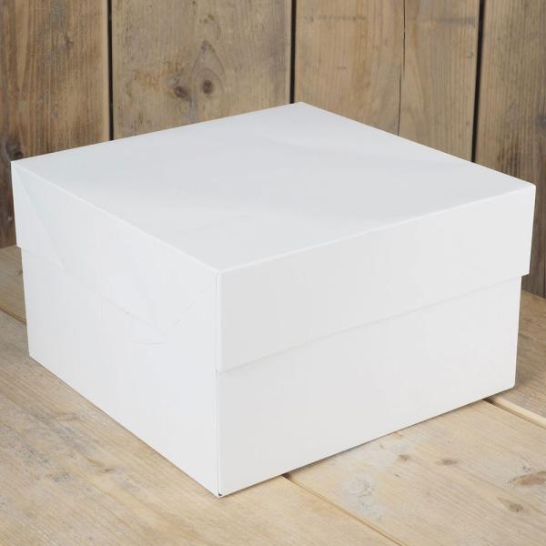 Tårtkartonger Vit 30 cm 25-pack