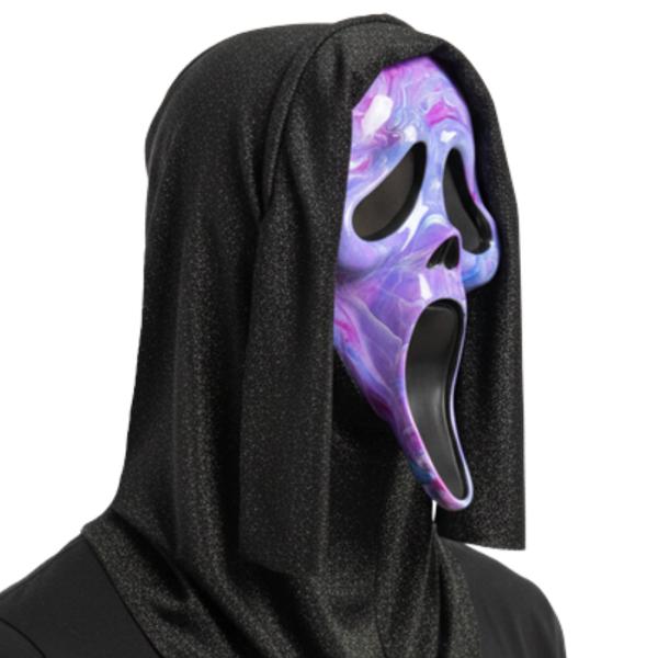 Ghostface Mask Marmorerad Lila