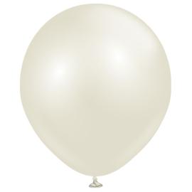 Latexballonger Elfenbensvit 45 cm