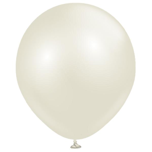 Latexballonger Elfenbensvit 45 cm