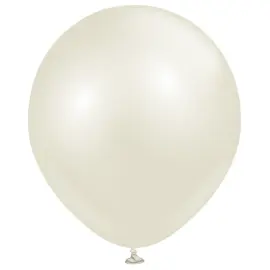 Latexballonger Elfenbensvit 45 cm