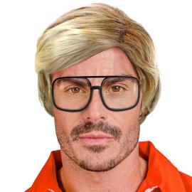 Kort Peruk med Snedbena Blond