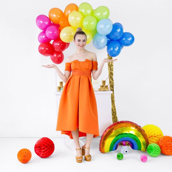 Hängande Honeycomb Orange 20 cm