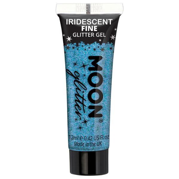 Moon Glitter Iriserande Glitter Gel Blå