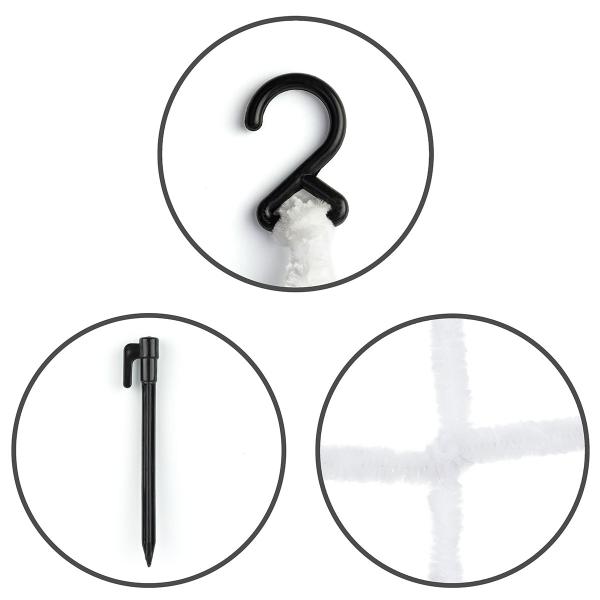 Utomhus Spindelnät Vitt