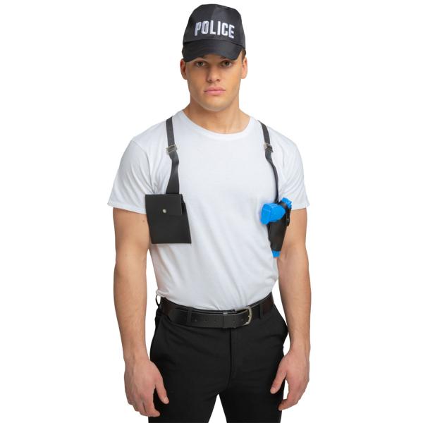 Axelhölster med Pistol & Ficka