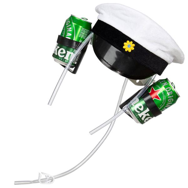 Hands-free Ölhatt med Studentmössa