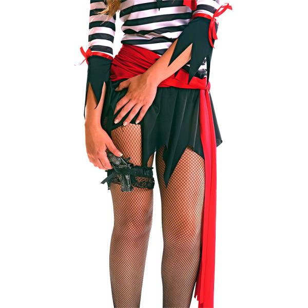 Strumpeband med Pistol