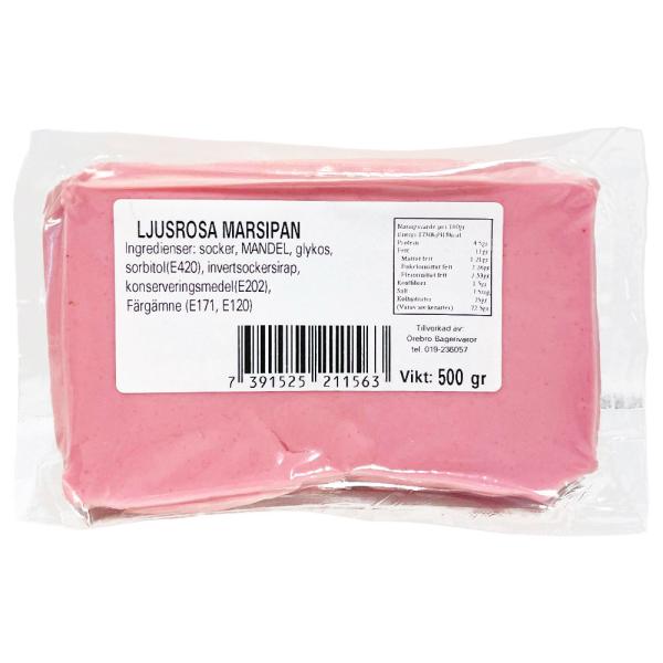 Marsipan Ljusrosa 500 gram