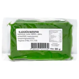Marsipan Bladgrön 500 gram