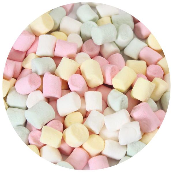 Mini Marshmallows Färgade