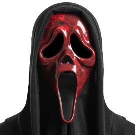 Ghostface Mask Marmorerad R&ouml;d