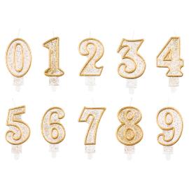 T&aring;rtljus Siffra Glitter