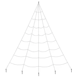 Utomhus Spindelnät Vitt
