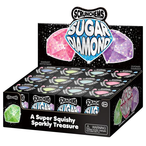 Squeeze Glittrig Diamant Leksak 7,5 cm