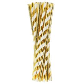 Papperssugr&ouml;r Guld/Vit 24-pack