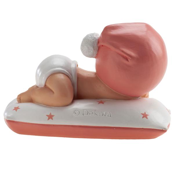 Tårtdekoration Dopfigur Sovande Flicka