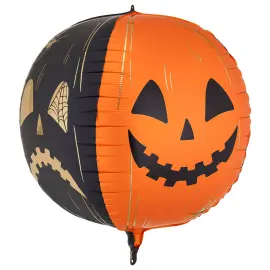 Folieballong Pumpor Orange/Svart