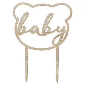 Baby Tårtdekoration Teddy Bear