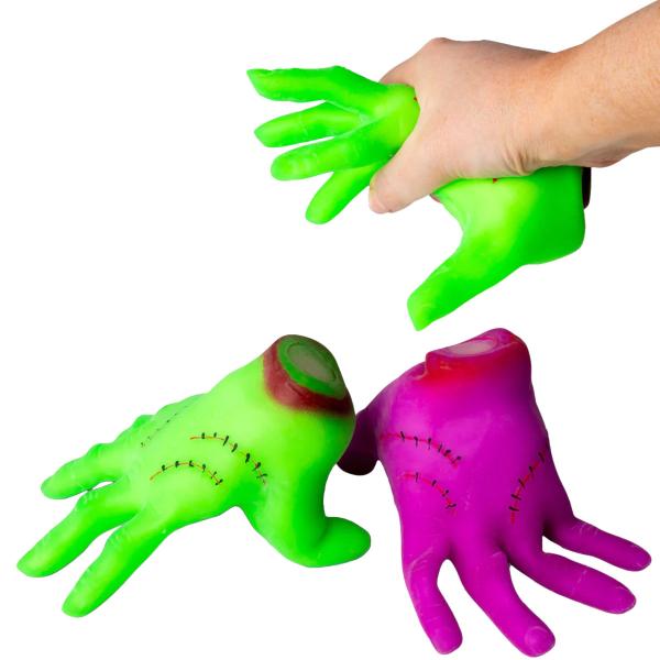 Squeeze Monsterhand Neon Leksak 14 cm