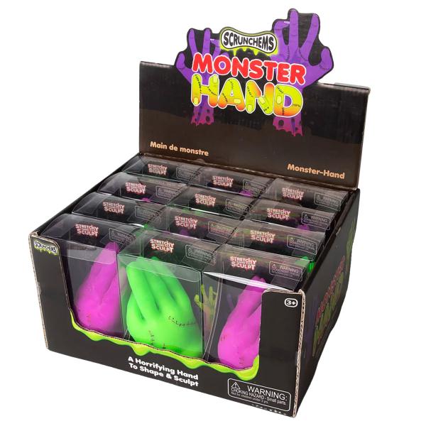 Squeeze Monsterhand Neon Leksak 14 cm