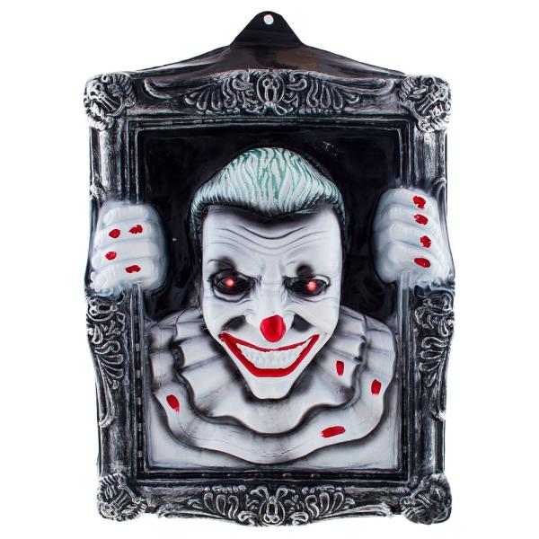 Tavla med Läskig Clown
