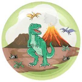 Papptallrikar Dinosaur Party