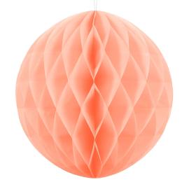Hängande Honeycomb Ljus Persika 40 cm