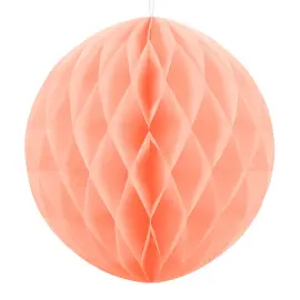 Hängande Honeycomb Ljus Persika 40 cm