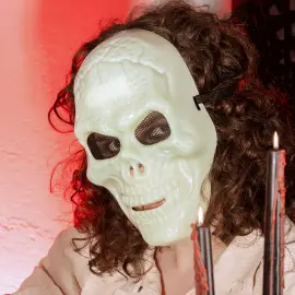 Självlysande Skallmask