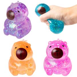 Squishy Glittrig Kapibara Leksak 7,5 cm