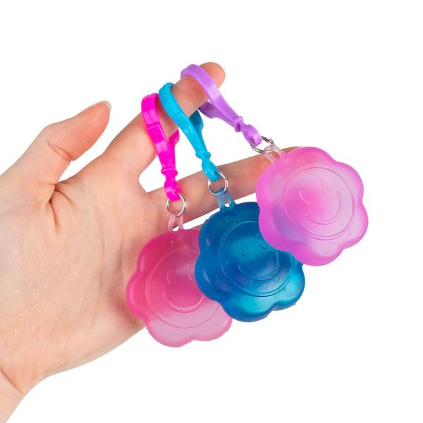 Squishy Blomma med Nyckelring 4,5 cm