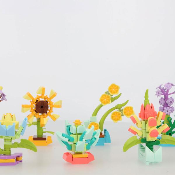 Byggklossar Blomma 3+ år