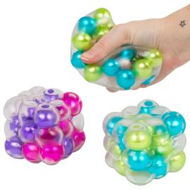 Squishy Kub Leksak med Kulor 6 cm