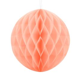 Hängande Honeycomb Ljus Persika 30 cm