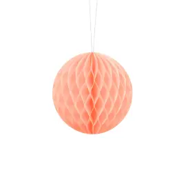 Hängande Honeycomb Ljus Persika 10 cm