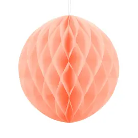 Hängande Honeycomb Ljus Persika 30 cm
