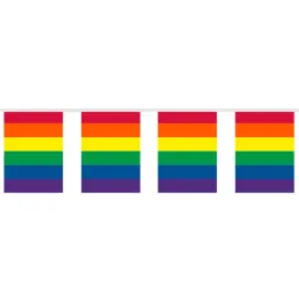 Flaggirlang Regnbågsfärgad