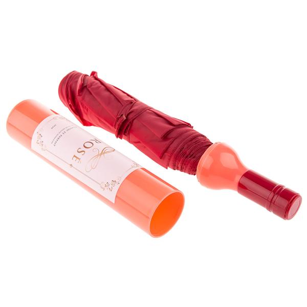 Hopfällbart Paraply Roséflaska