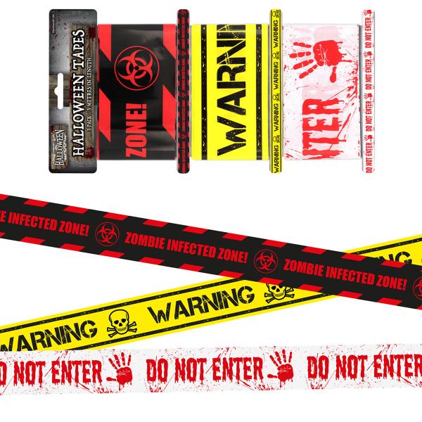 Halloween Avspärrningsband 3-pack