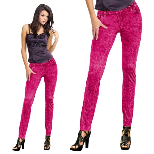 Jeans Leggings Neonrosa