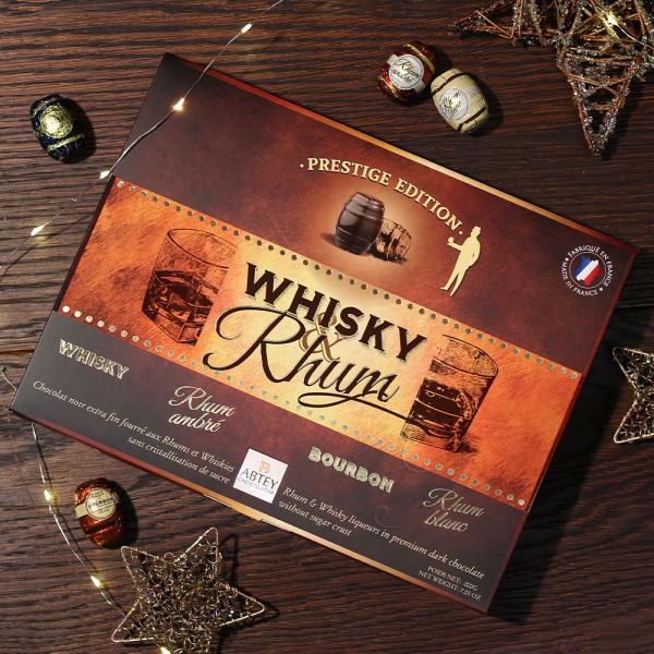 Chokladask Whiskey & Rom