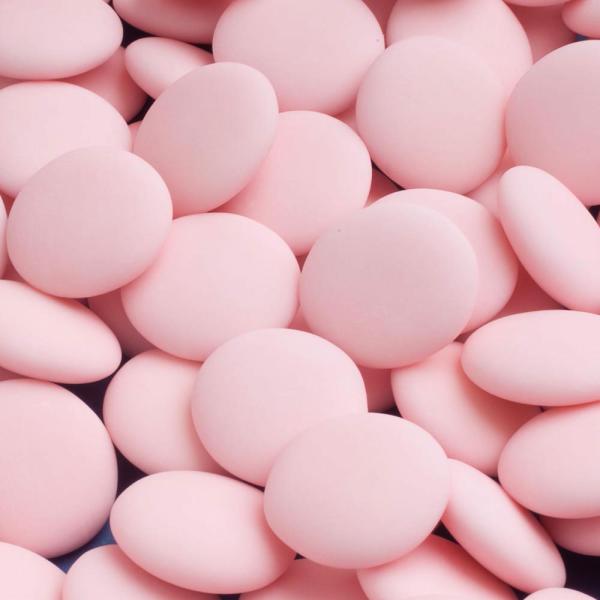 Chokladdragéer Runda Rosa