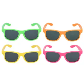 Solglas&ouml;gon med UV Skydd Neon Barn