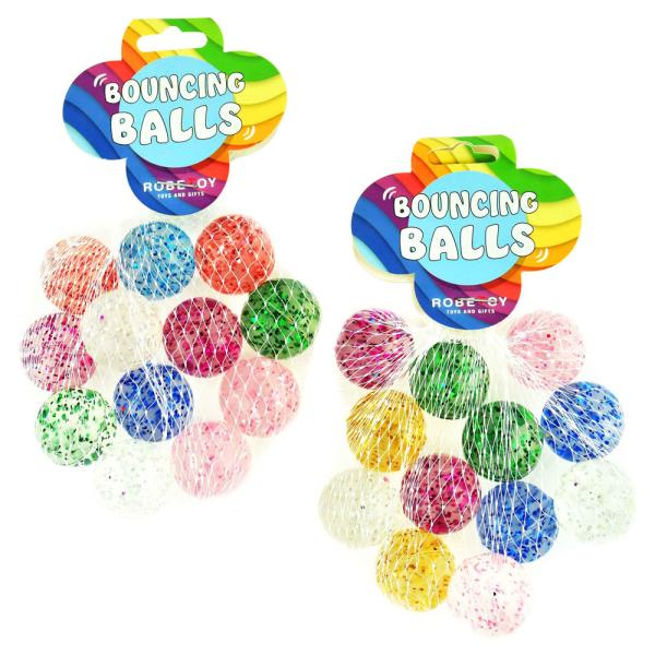 Glitter Studsbollar Små