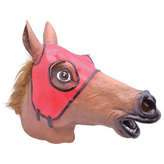 Vuxenmasker - Race Hästmask