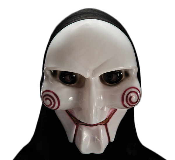 Läs mer om Saw Puppet Mask med Huva