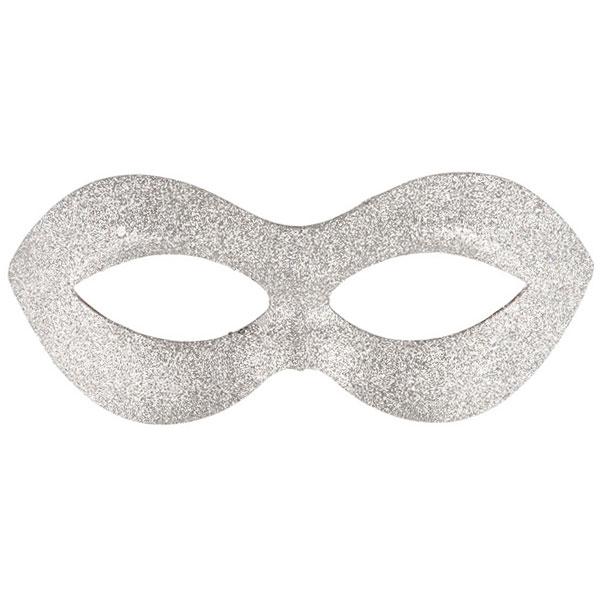 Läs mer om Silver Ögonmask med Glitter